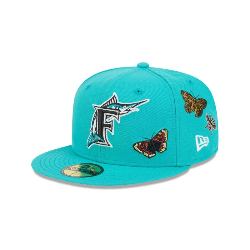 FELT x Miami Marlins Blue 59FIFTY Fitted Hat sold by New Era