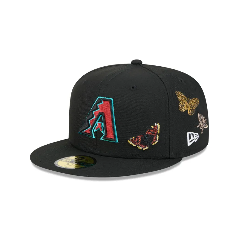 FELT x Arizona Diamondbacks Black 59FIFTY Fitted Hat sold by New Era