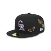 FELT x Colorado Rockies Black 59FIFTY Fitted Hat sold by New Era
