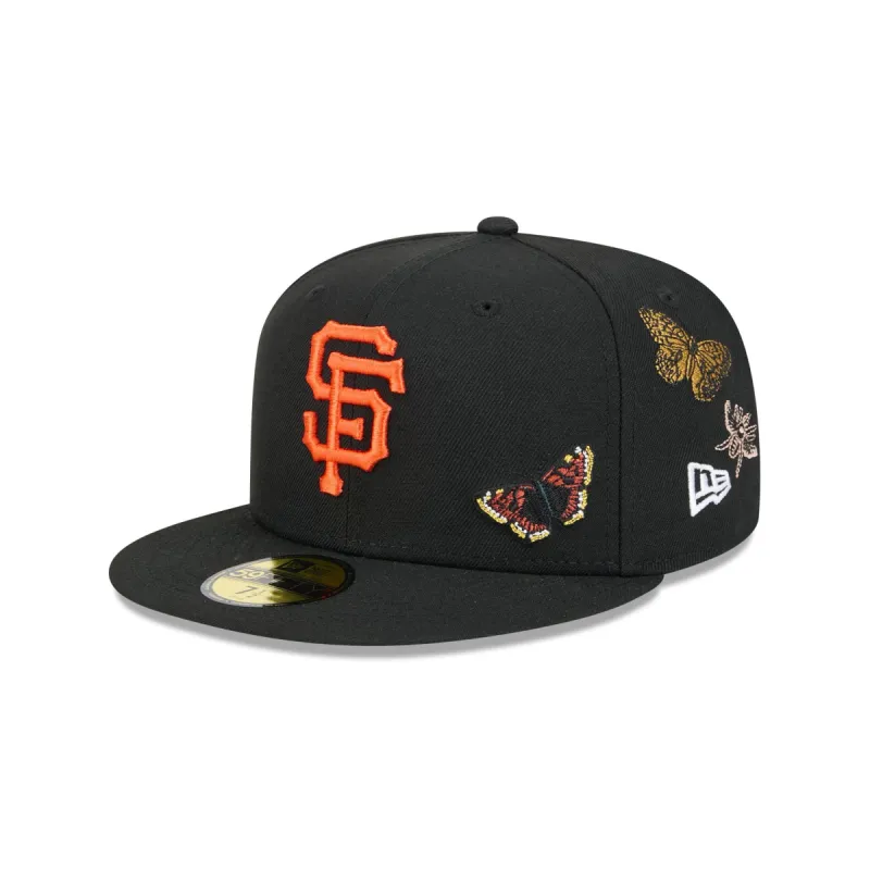 FELT x San Francisco Giants Black 59FIFTY Fitted Hat sold by New Era
