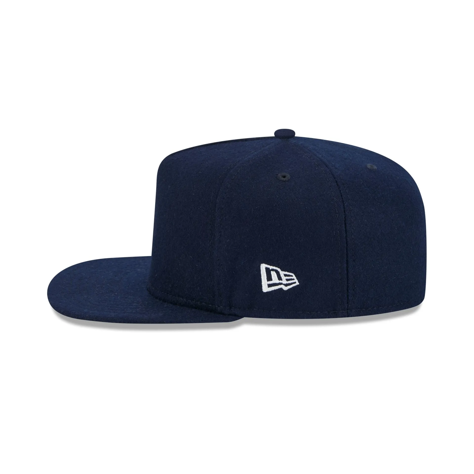 New Era Cap Navy Melton Wool 59FIFTY A-Frame Fitted Hat sold by New Era product image thumbnail 4