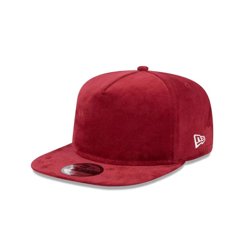 New Era Cap Dark Red Velvet 9FIFTY A-Frame Snapback Hat made by New Era