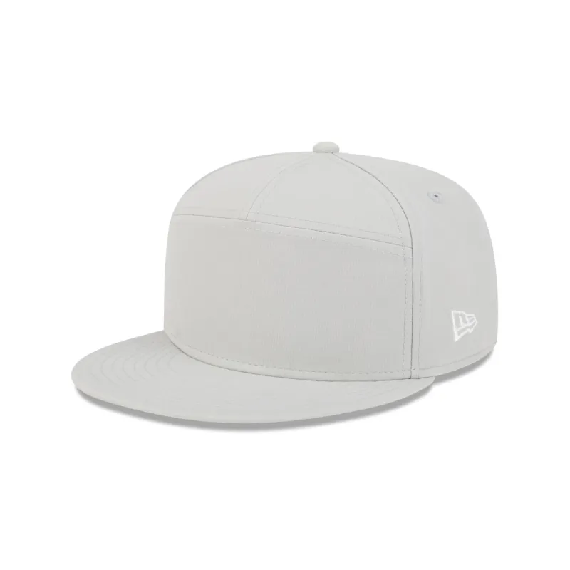 New Era Cap Gray Performance Split Panel 9FIFTY Snapback Hat sold by New Era