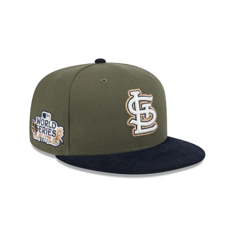 St. Louis Cardinals Olive Green 59FIFTY Fitted Hat sold by New Era