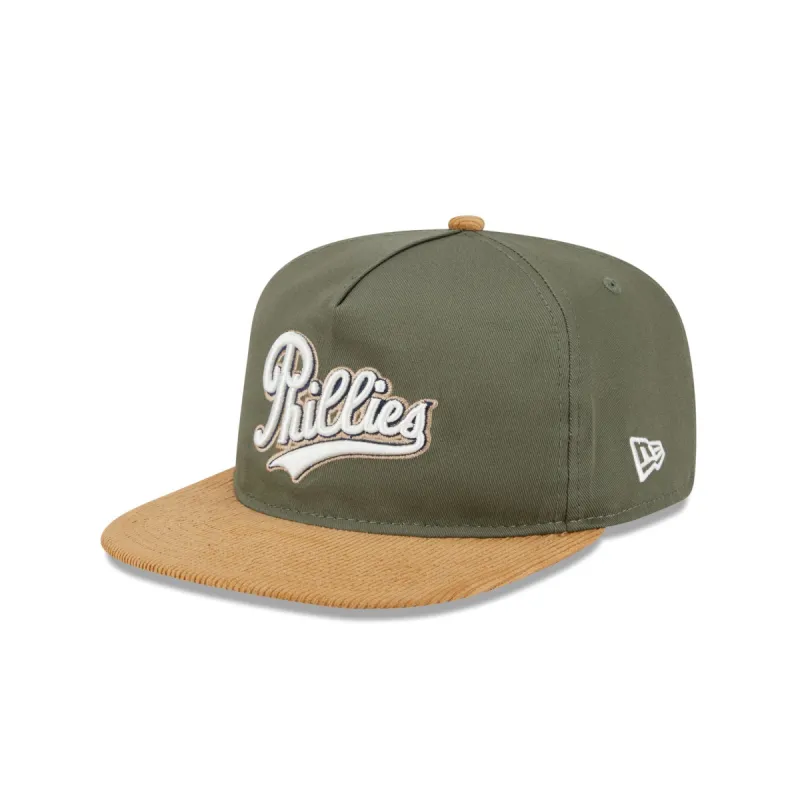 Philadelphia Phillies Olive Green Golfer Hat sold by New Era