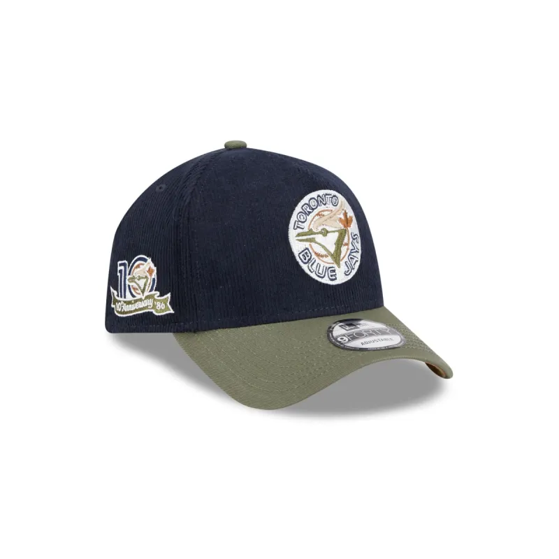 Toronto Blue Jays Navy 9FORTY A-Frame Snapback Hat sold by New Era