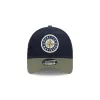 Seattle Mariners Navy 9FORTY A-Frame Snapback Hat sold by New Era