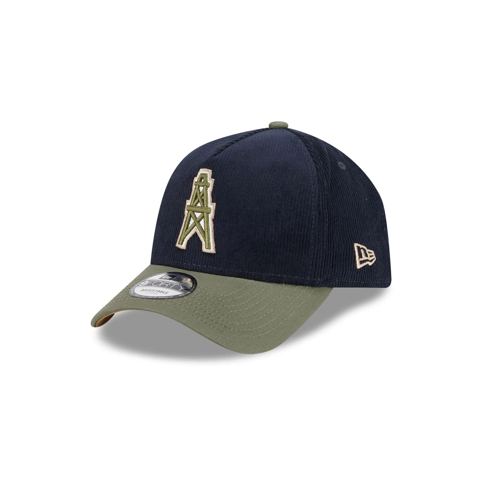 Oilers Navy 9FORTY A-Frame Snapback Hat sold by New Era product image thumbnail 3