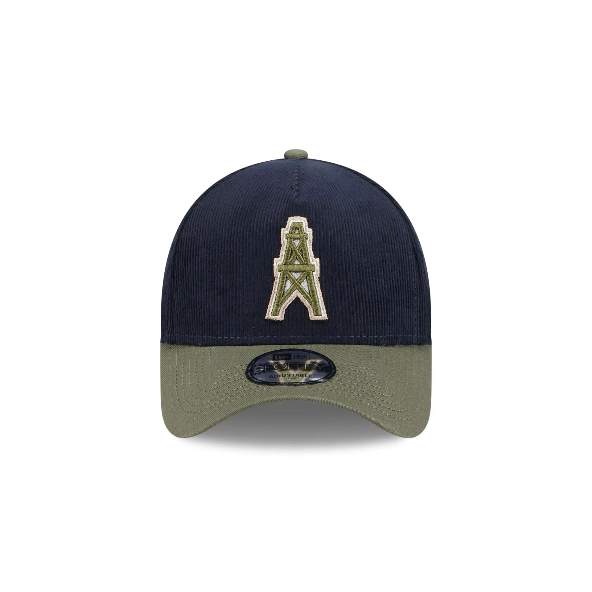 Oilers Navy 9FORTY A-Frame Snapback Hat sold by New Era product image thumbnail 2