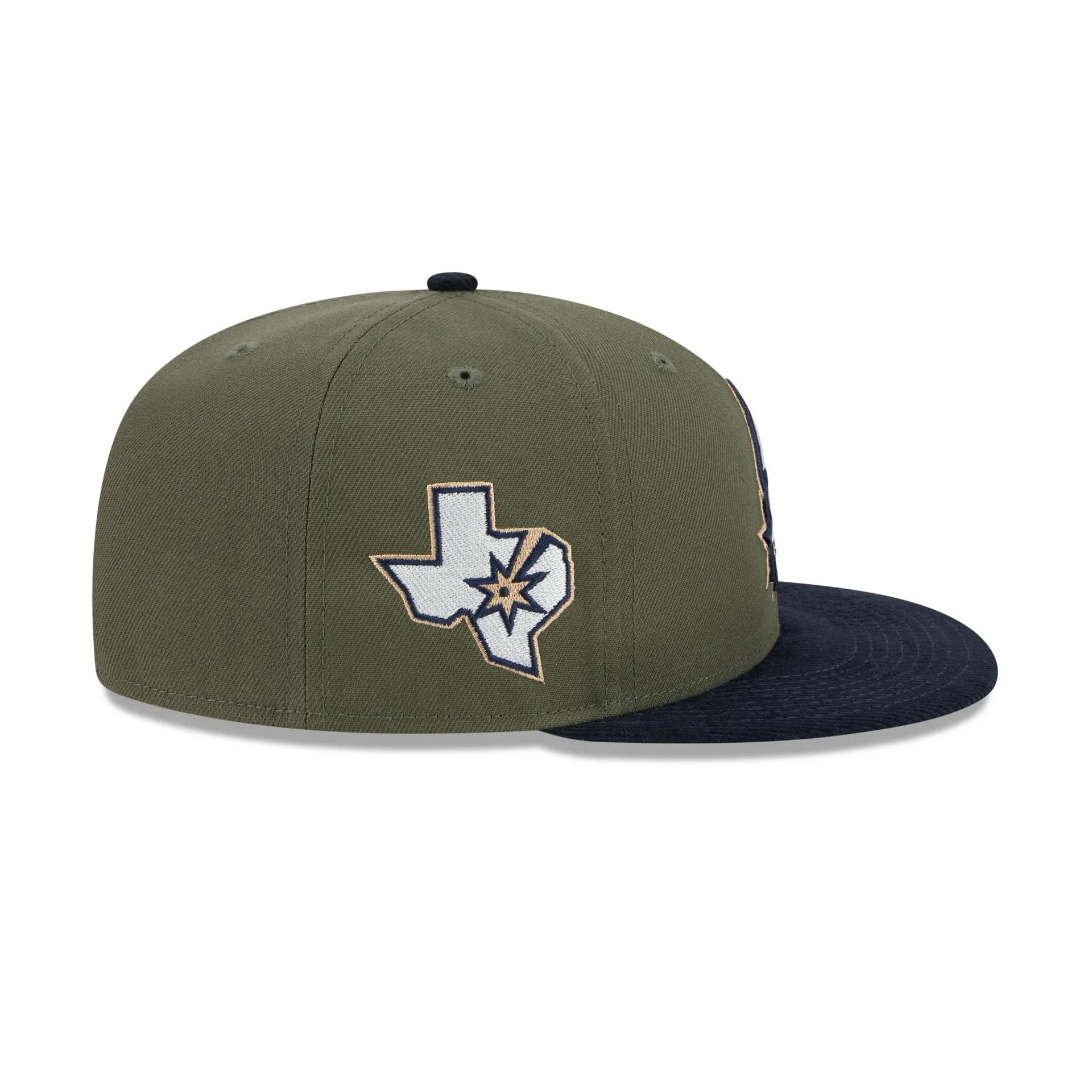 San Antonio Spurs Olive Green 59FIFTY Fitted Hat sold by New Era product image thumbnail 4