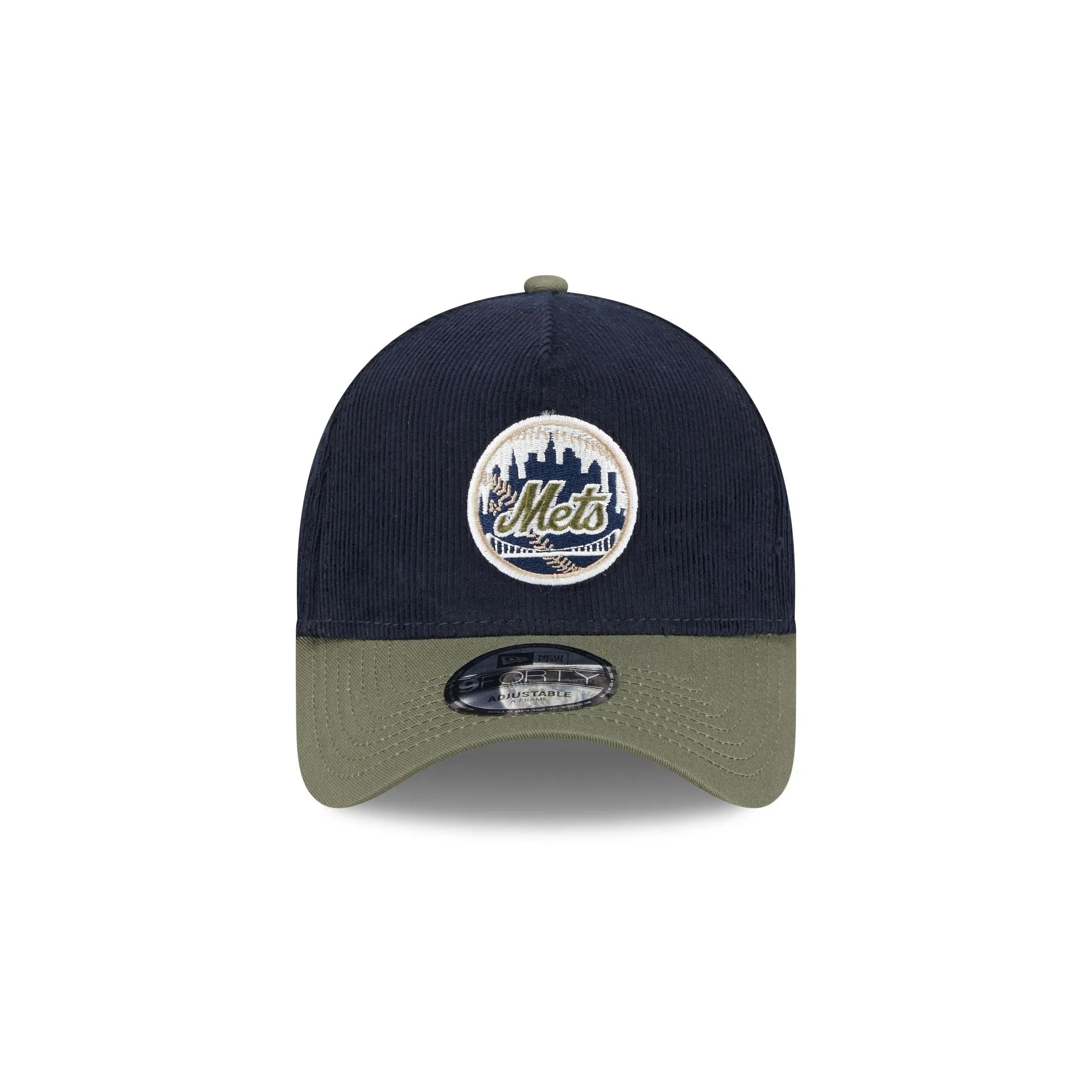 New York Mets Navy 9FORTY A-Frame Snapback Hat sold by New Era product image thumbnail 2