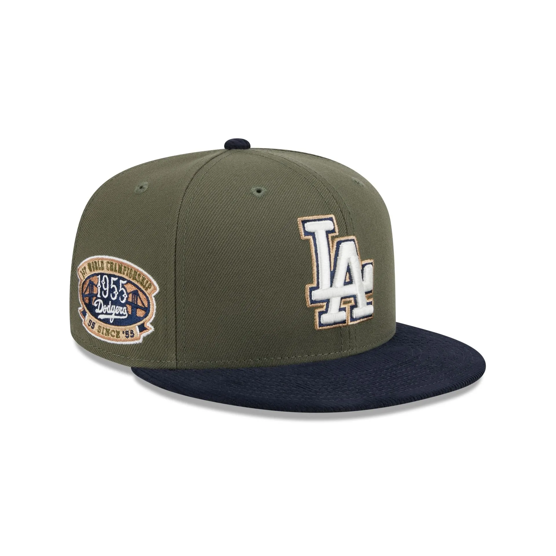 Los Angeles Dodgers Olive Green 59FIFTY Fitted Hat sold by New Era