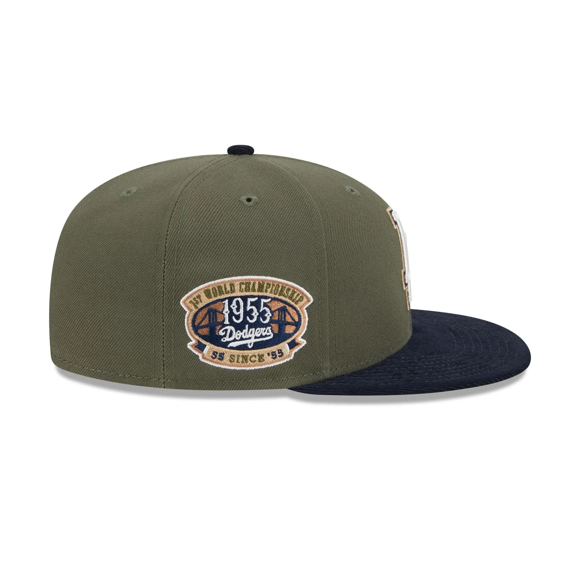 Los Angeles Dodgers Olive Green 59FIFTY Fitted Hat sold by New Era product image thumbnail 4