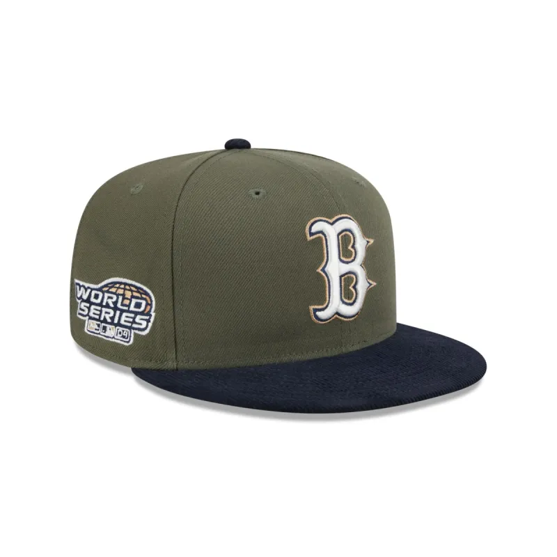 Boston Red Sox Olive Green 59FIFTY Fitted Hat sold by New Era