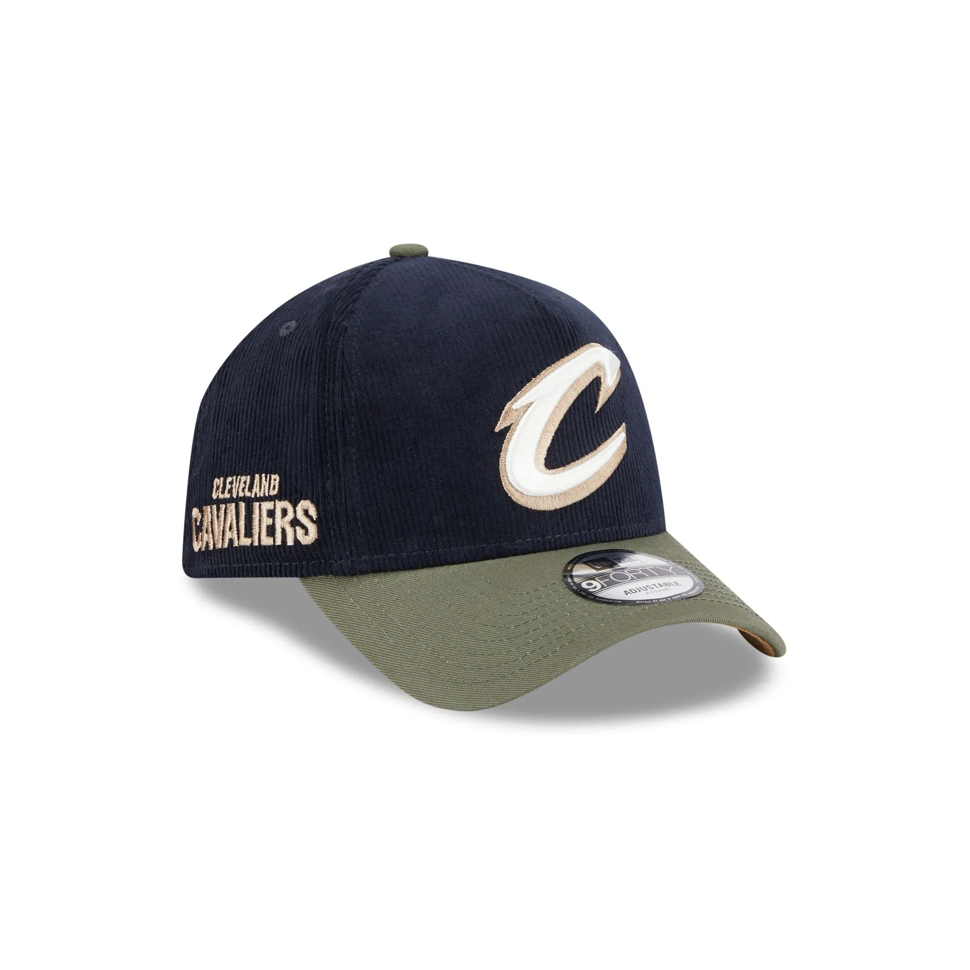Cleveland Cavaliers Navy 9FORTY A-Frame Snapback Hat sold by New Era