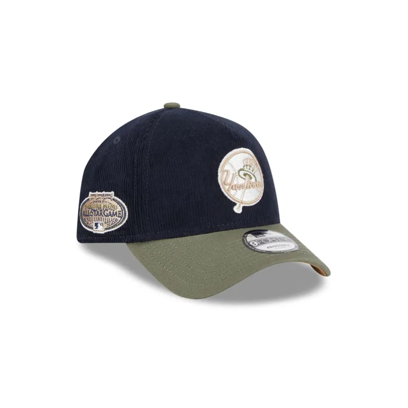 New York Yankees Navy 9FORTY A-Frame Snapback Hat sold by New Era