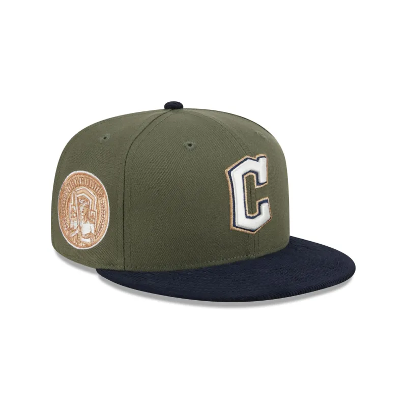 Cleveland Guardians Olive Green 59FIFTY Fitted Hat sold by New Era