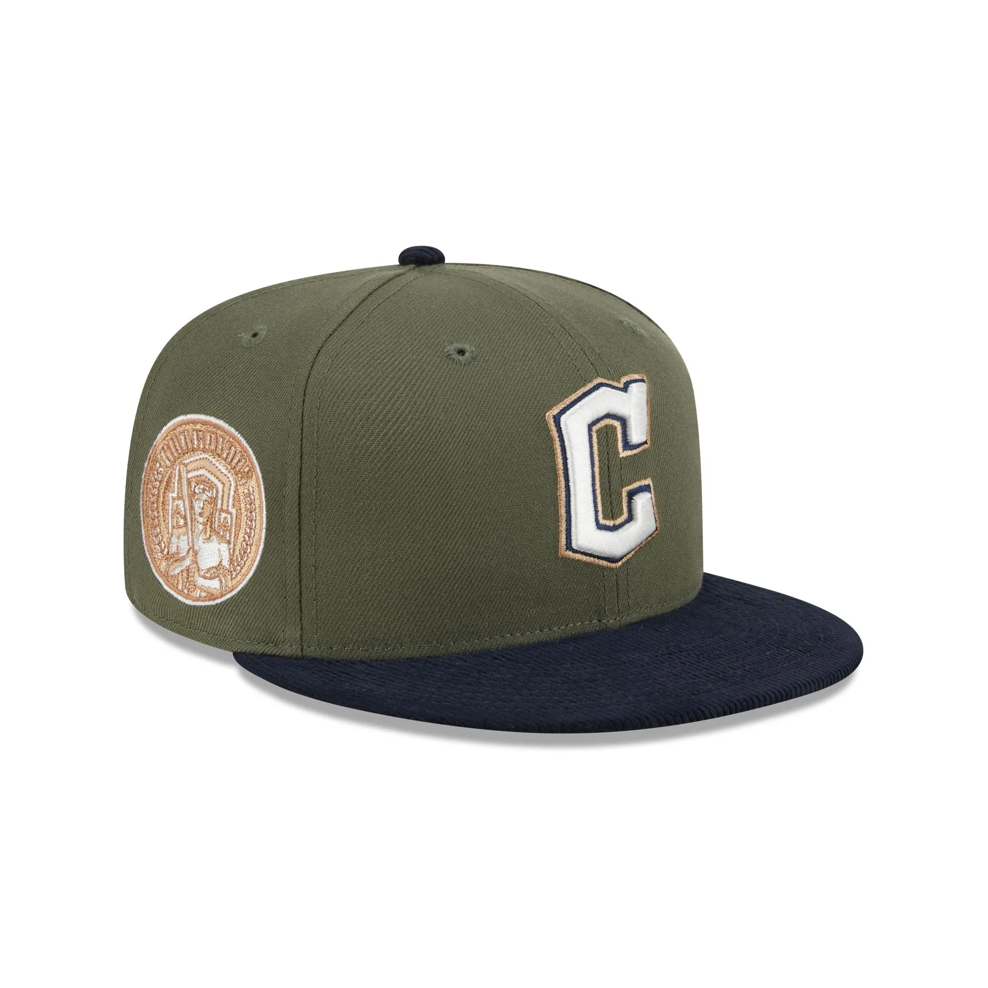 Cleveland Guardians Olive Green 59FIFTY Fitted Hat sold by New Era