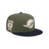 Miami Dolphins Olive Green 59FIFTY Fitted Hat sold by New Era