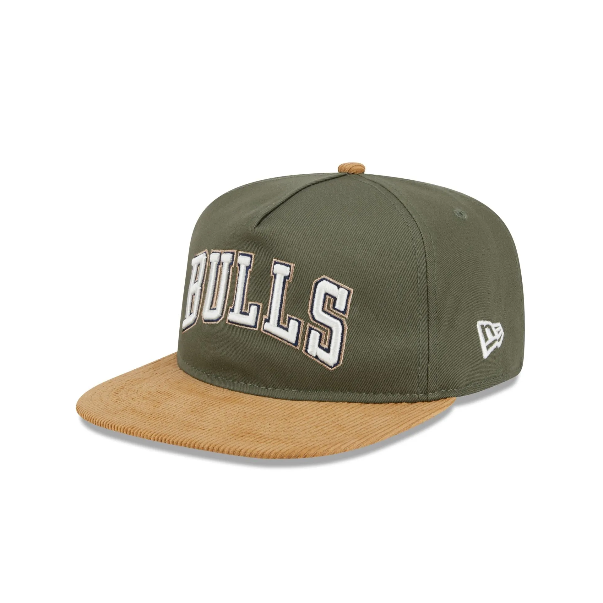 Chicago Bulls Olive Green Golfer Hat sold by New Era