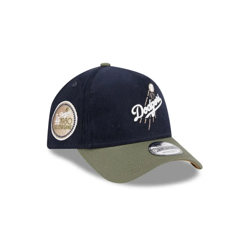 Los Angeles Dodgers Navy 9FORTY A-Frame Snapback Hat sold by New Era