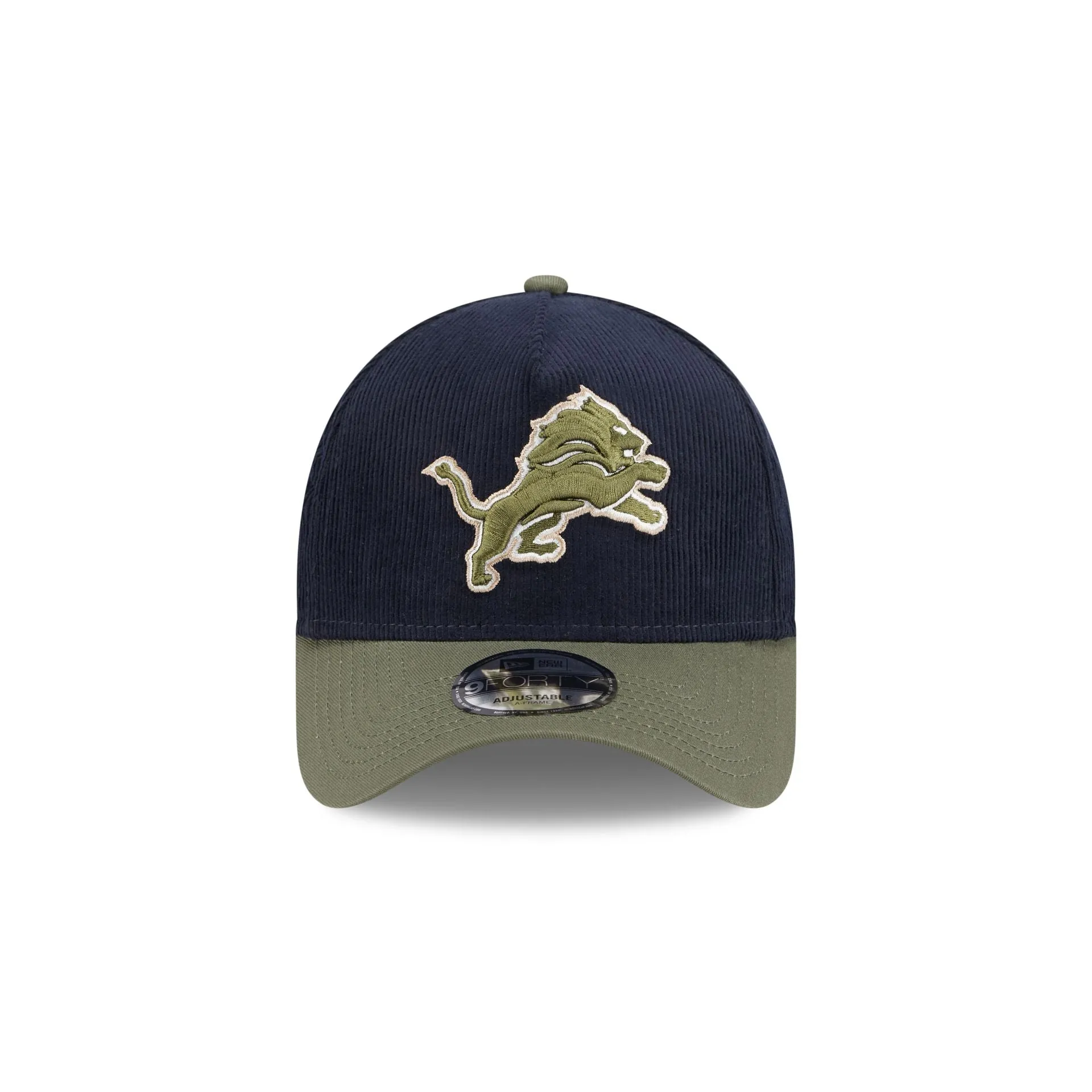 Detroit Lions Navy 9FORTY A-Frame Snapback Hat sold by New Era product image thumbnail 2