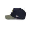 Detroit Lions Navy 9FORTY A-Frame Snapback Hat sold by New Era