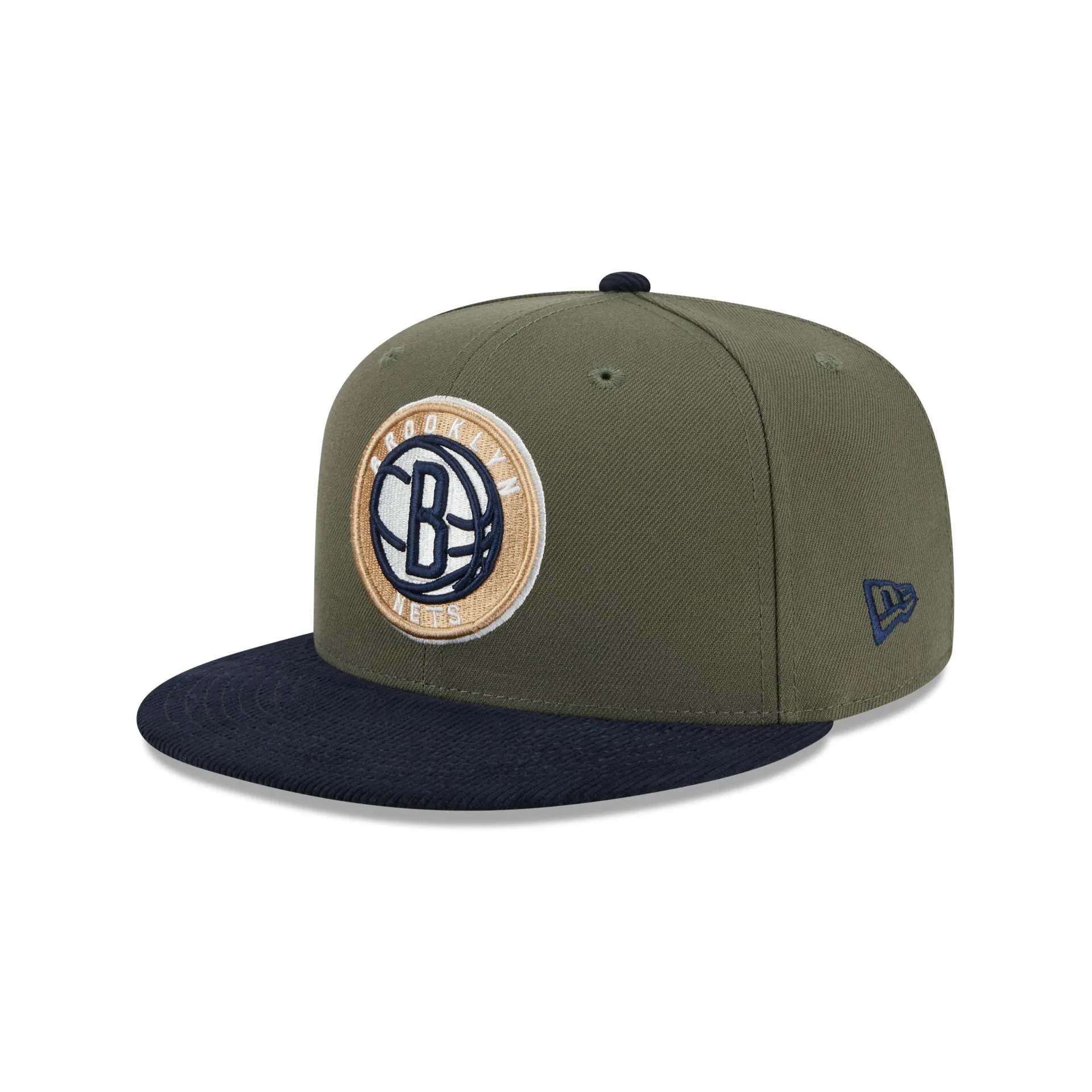 Brooklyn Nets Olive Green 59FIFTY Fitted Hat sold by New Era product image thumbnail 3