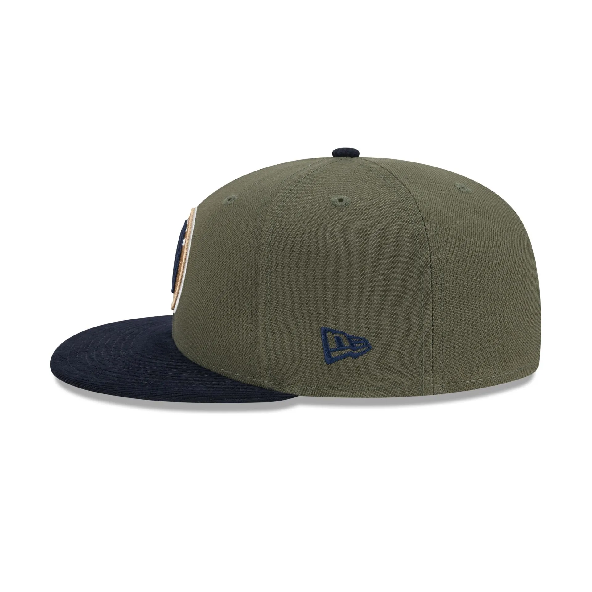 Brooklyn Nets Olive Green 59FIFTY Fitted Hat sold by New Era product image thumbnail 5