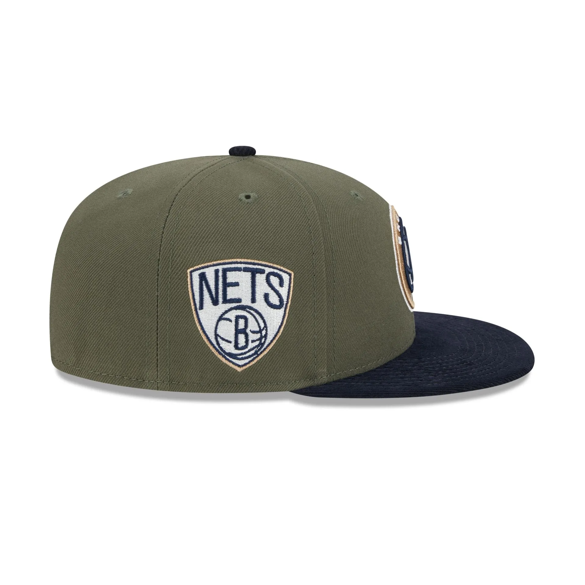 Brooklyn Nets Olive Green 59FIFTY Fitted Hat sold by New Era product image thumbnail 4