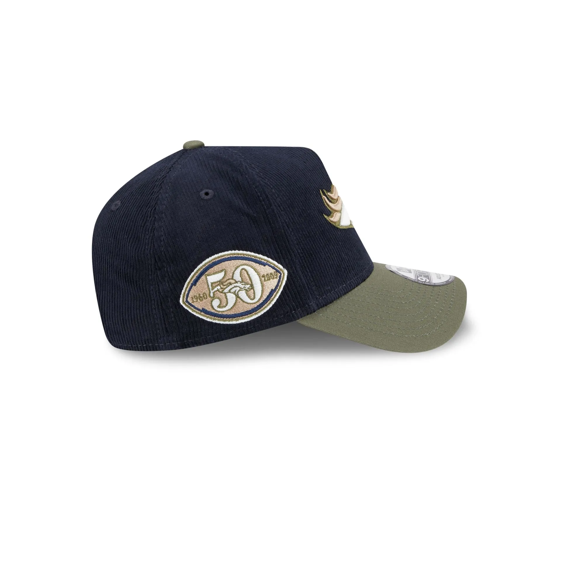 Denver Broncos Navy 9FORTY A-Frame Snapback Hat sold by New Era product image thumbnail 4