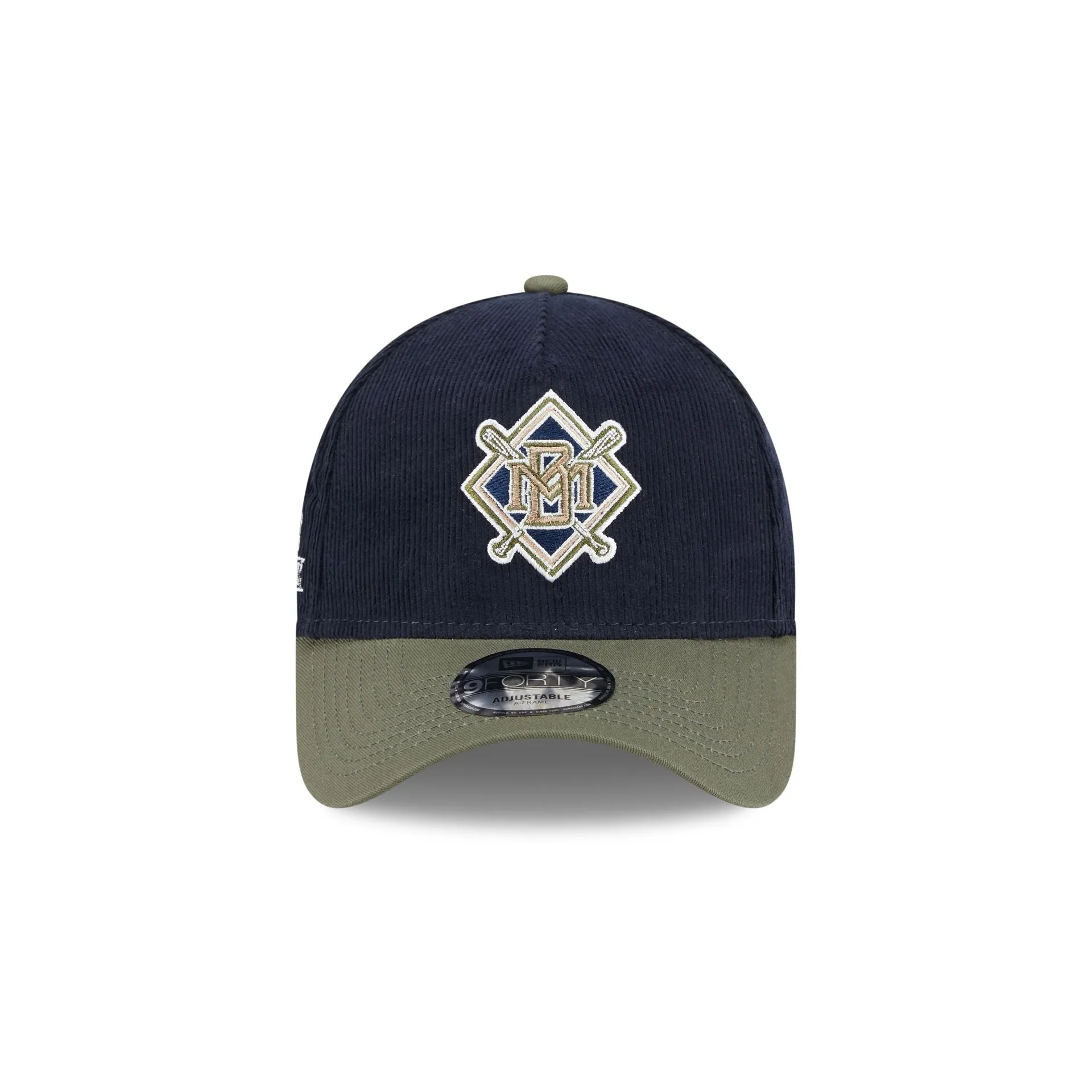 Milwaukee Brewers Navy 9FORTY A-Frame Snapback Hat sold by New Era product image thumbnail 2