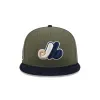 Montreal Expos Olive Green 59FIFTY Fitted Hat sold by New Era