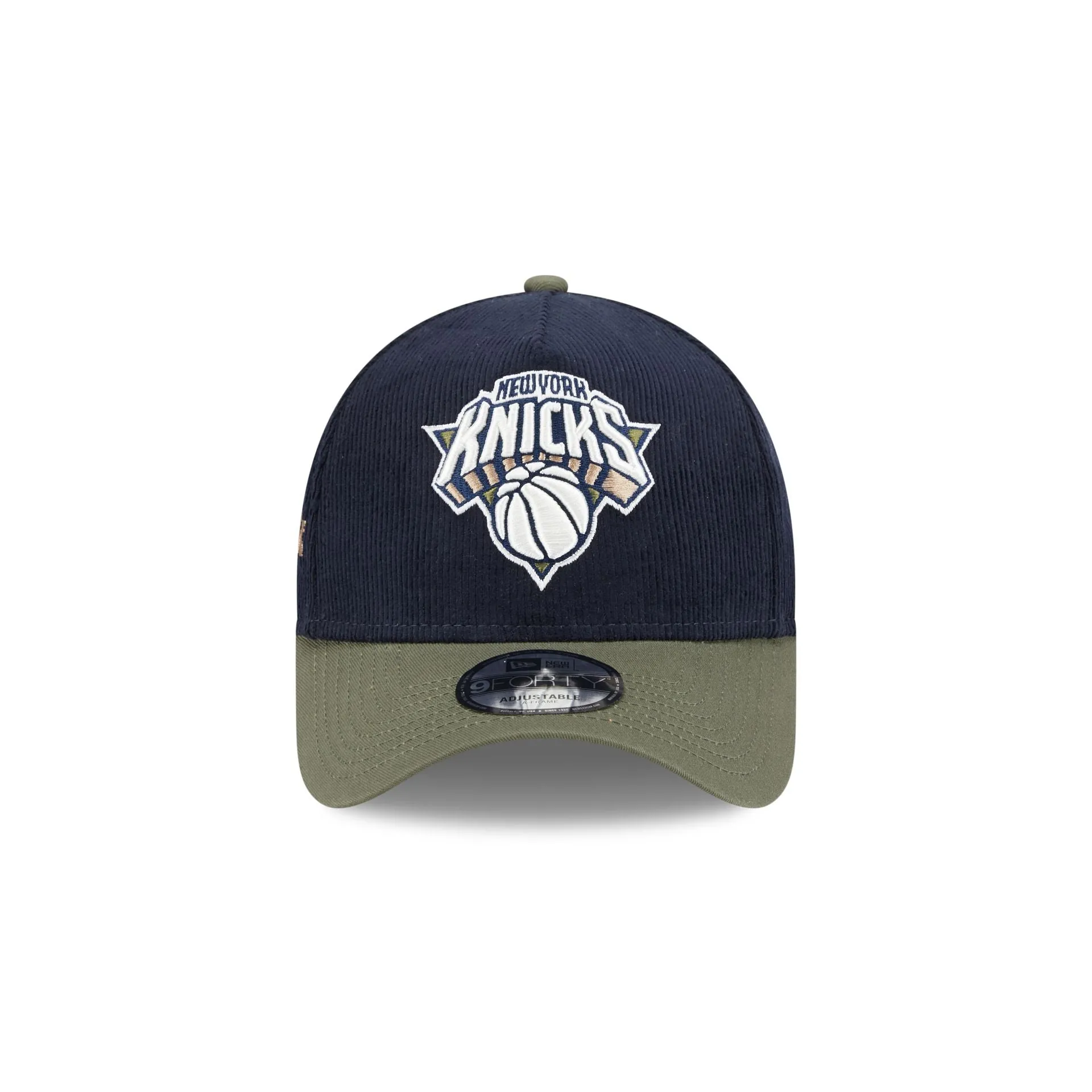 New York Knicks Navy 9FORTY A-Frame Snapback Hat sold by New Era product image thumbnail 2