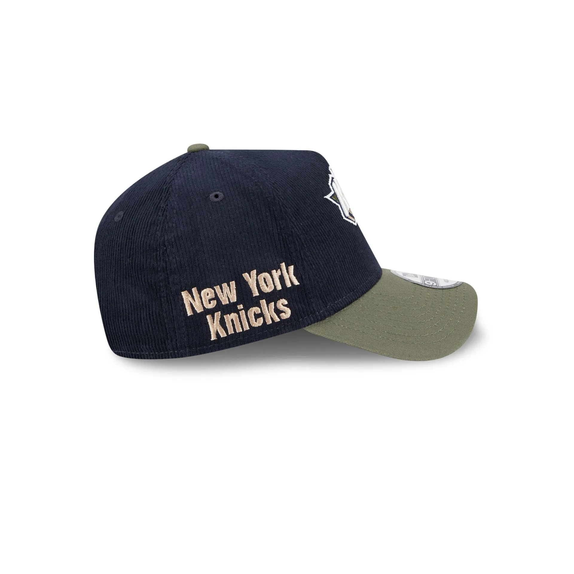 New York Knicks Navy 9FORTY A-Frame Snapback Hat sold by New Era product image thumbnail 4