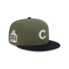 Chicago Cubs Olive Green 59FIFTY Fitted Hat sold by New Era