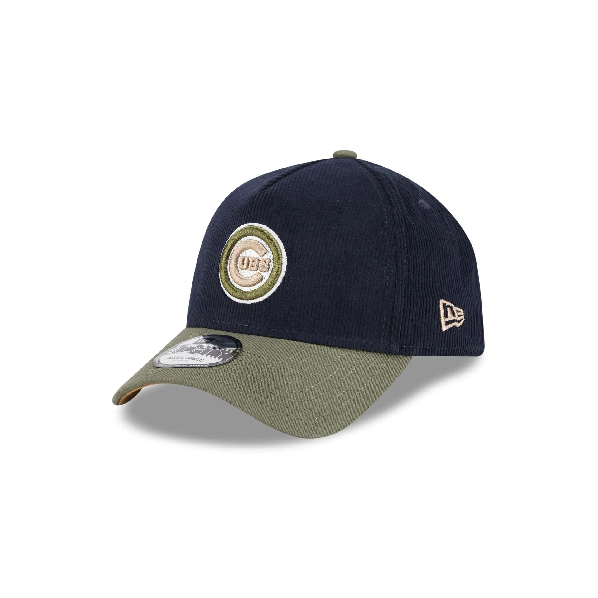 Chicago Cubs Navy 9FORTY A-Frame Snapback Hat sold by New Era product image thumbnail 3