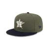 Houston Astros Olive Green 59FIFTY Fitted Hat sold by New Era