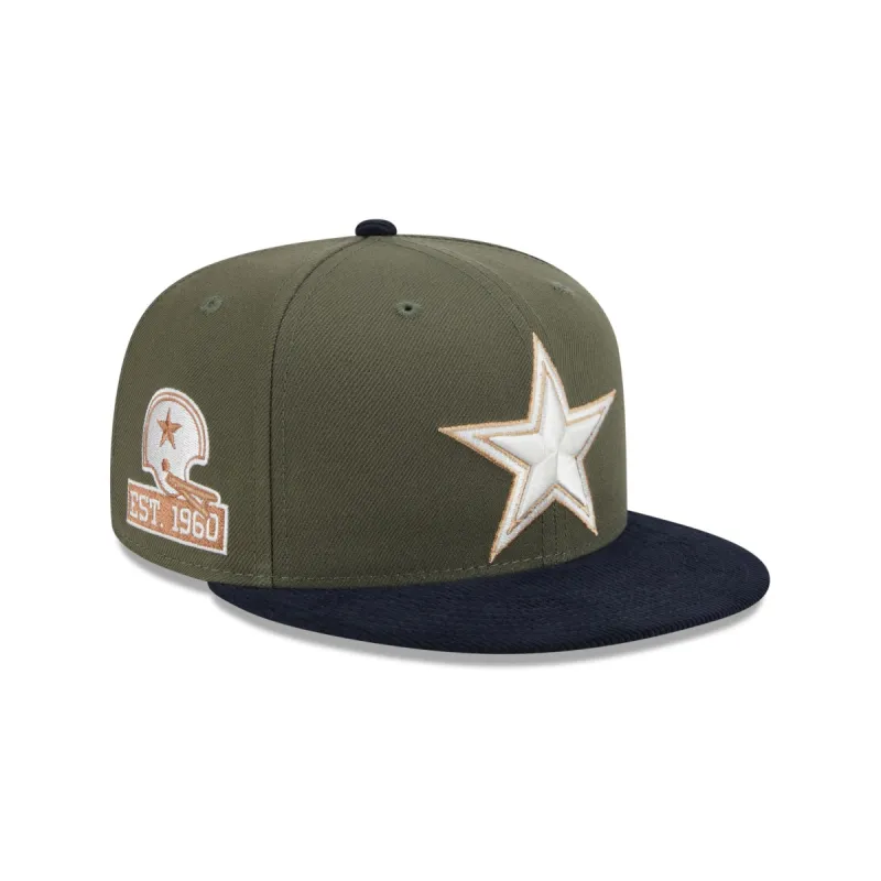 Dallas Cowboys Olive Green 59FIFTY Fitted Hat sold by New Era