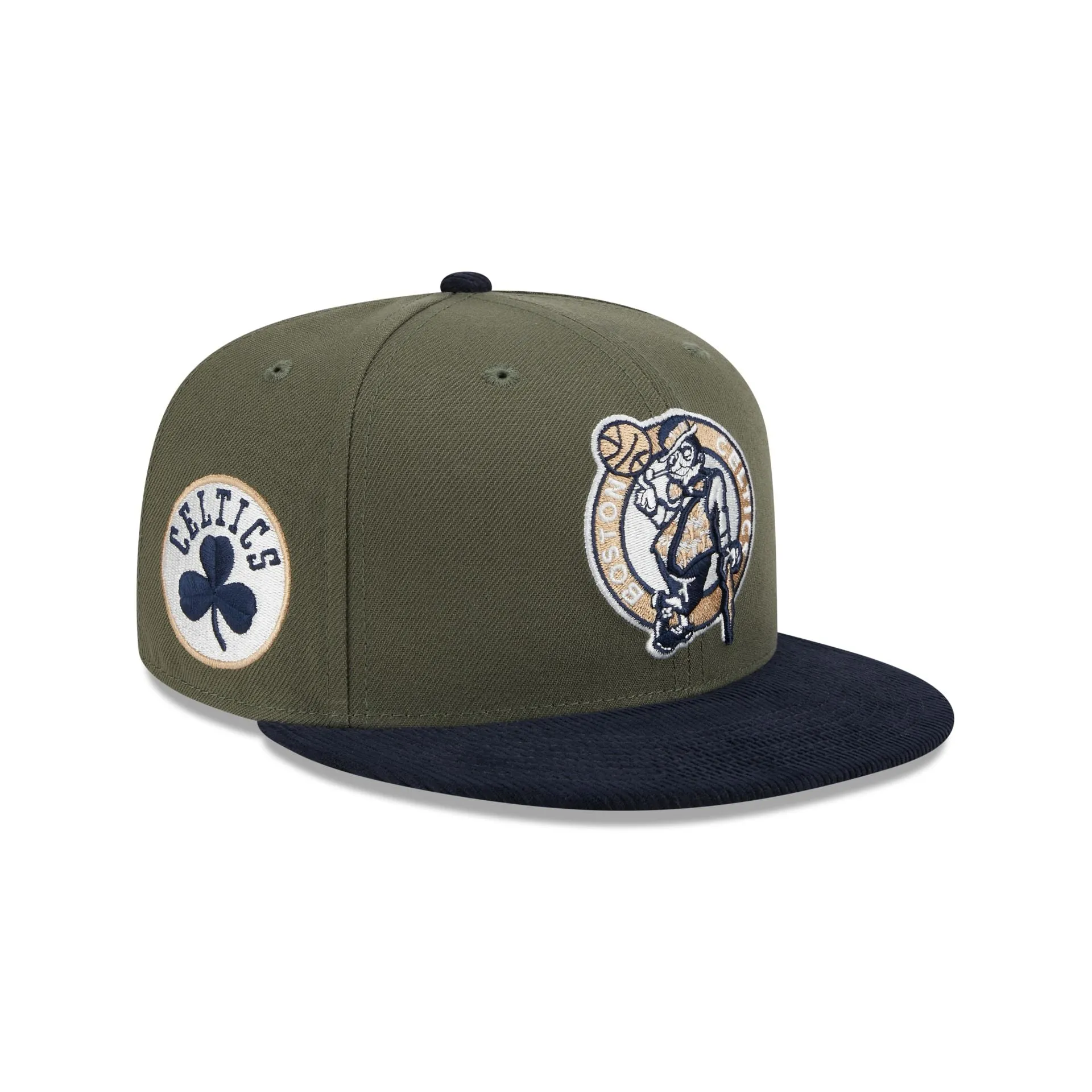 Boston Celtics Olive Green 59FIFTY Fitted Hat sold by New Era