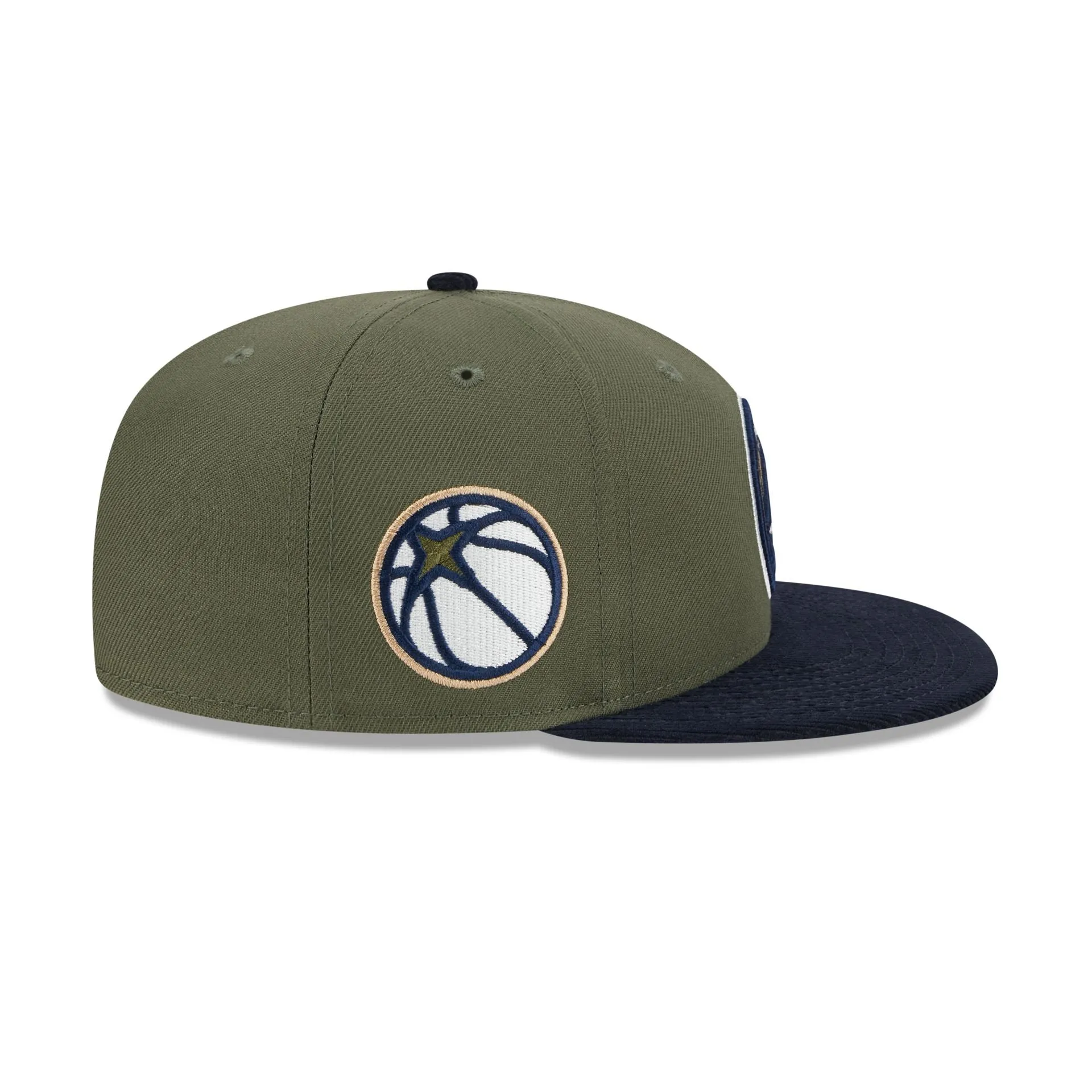 Minnesota Timberwolves Olive Green 59FIFTY Fitted Hat sold by New Era product image thumbnail 4