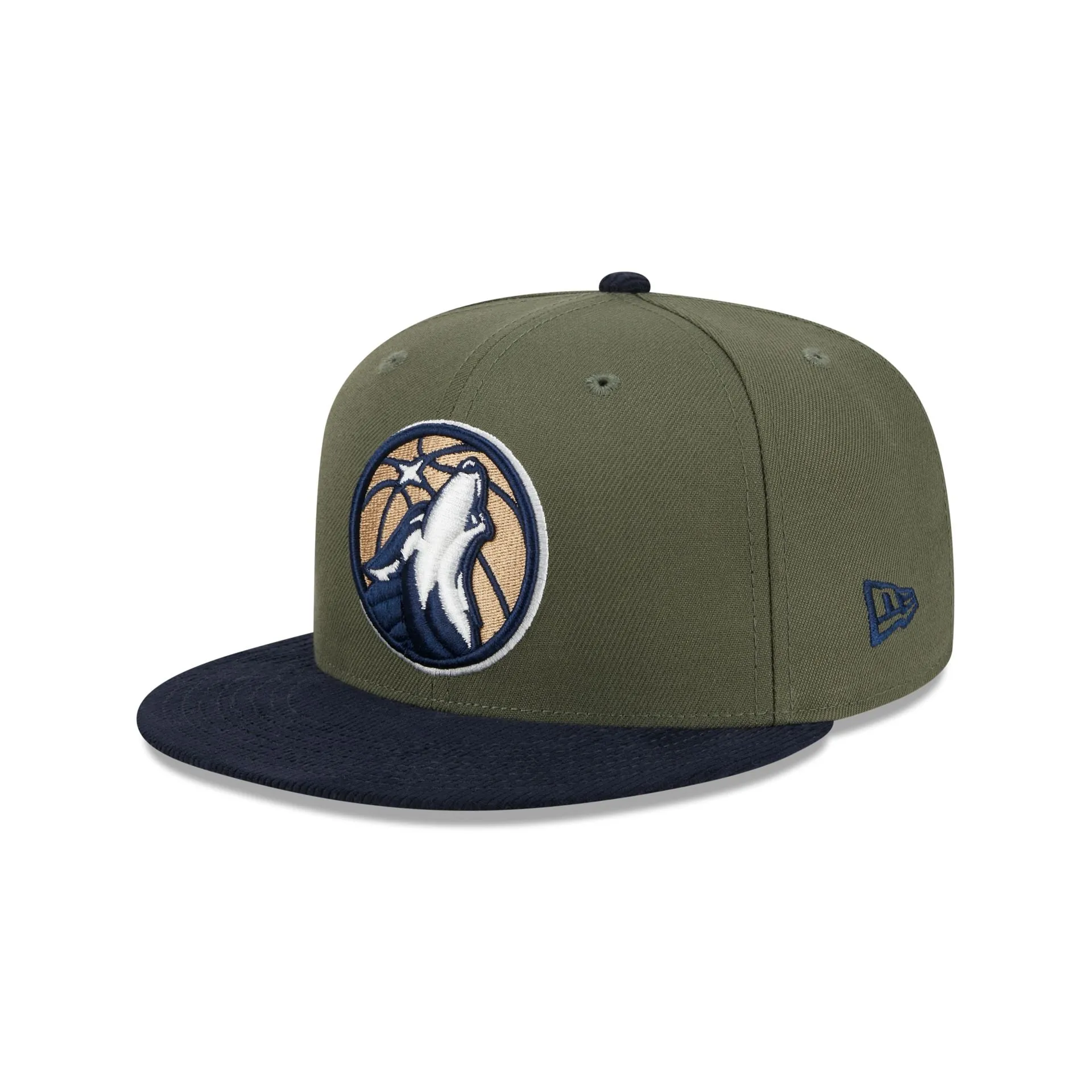 Minnesota Timberwolves Olive Green 59FIFTY Fitted Hat sold by New Era product image thumbnail 3