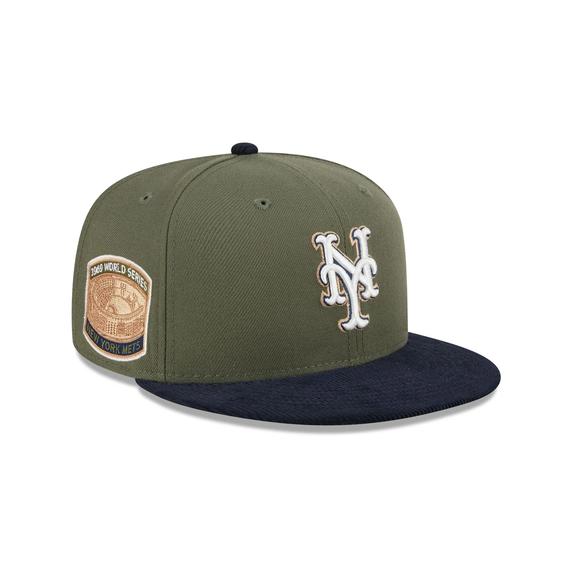 New York Mets Olive Green 59FIFTY Fitted Hat sold by New Era
