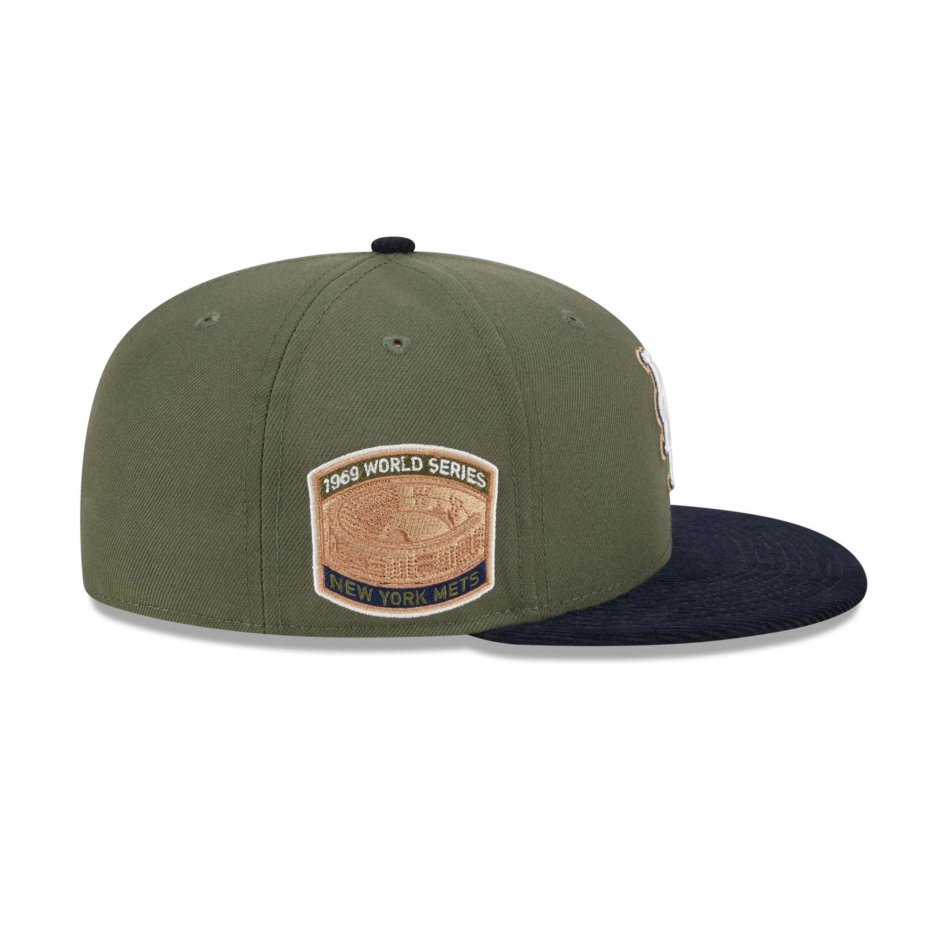 New York Mets Olive Green 59FIFTY Fitted Hat sold by New Era product image thumbnail 4