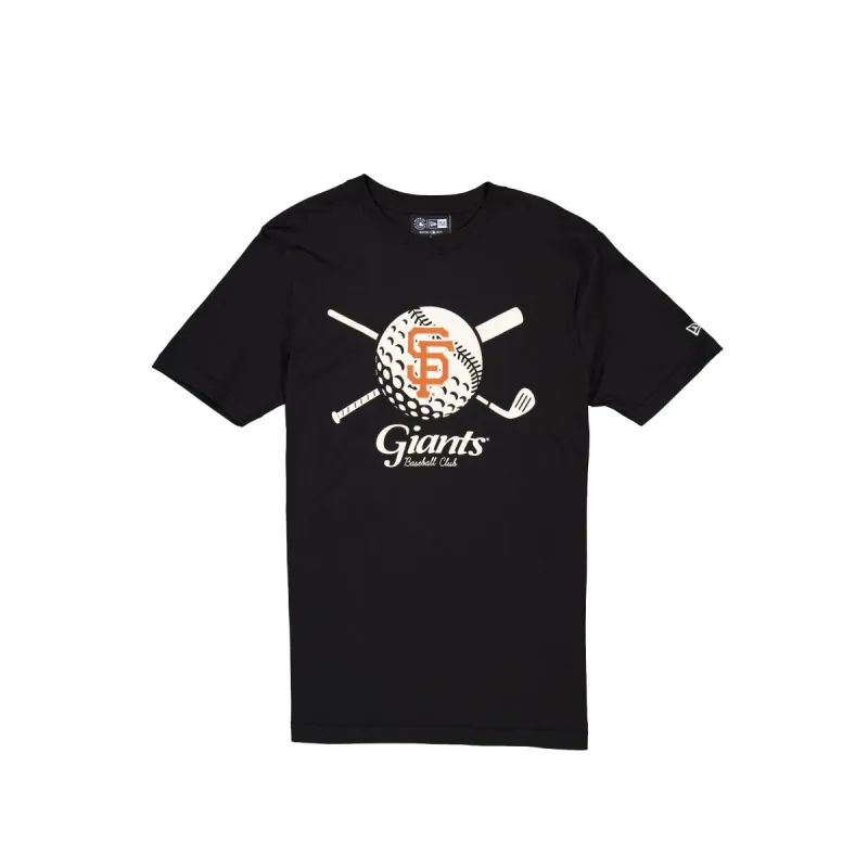 San Francisco Giants Fairway Black T-Shirt sold by New Era