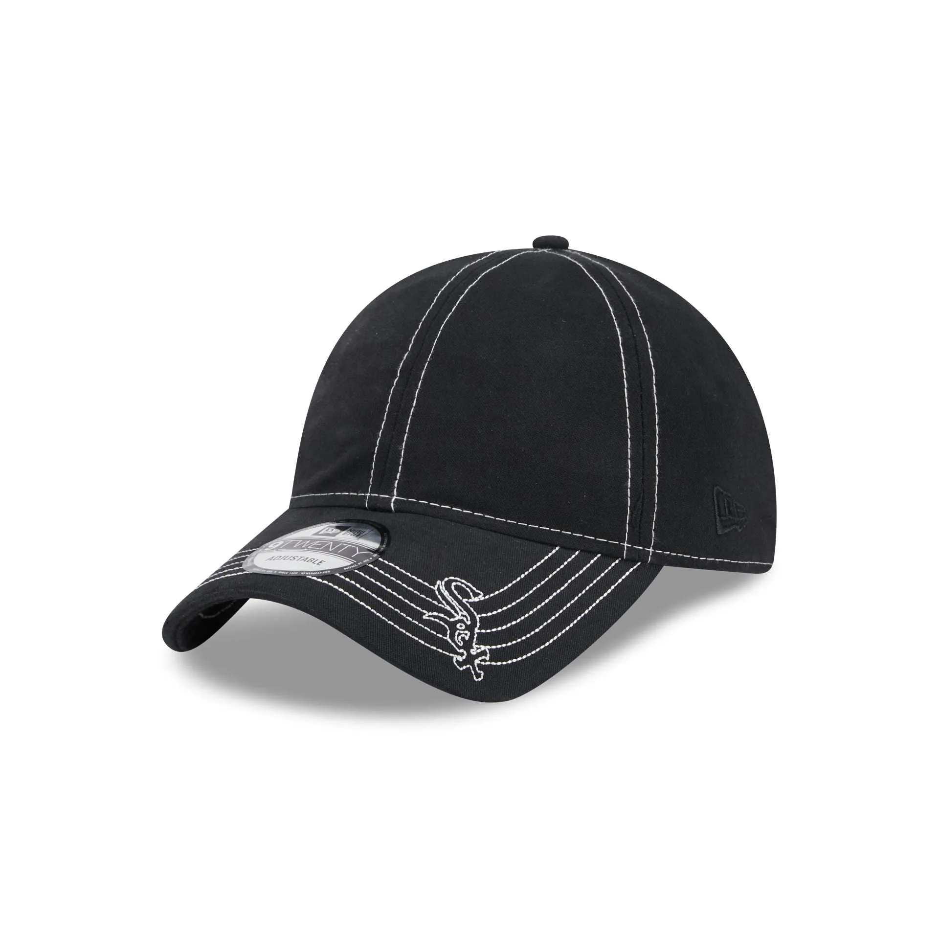 Chicago White Sox Contrast Stitch 9TWENTY Adjustable Hat sold by New Era