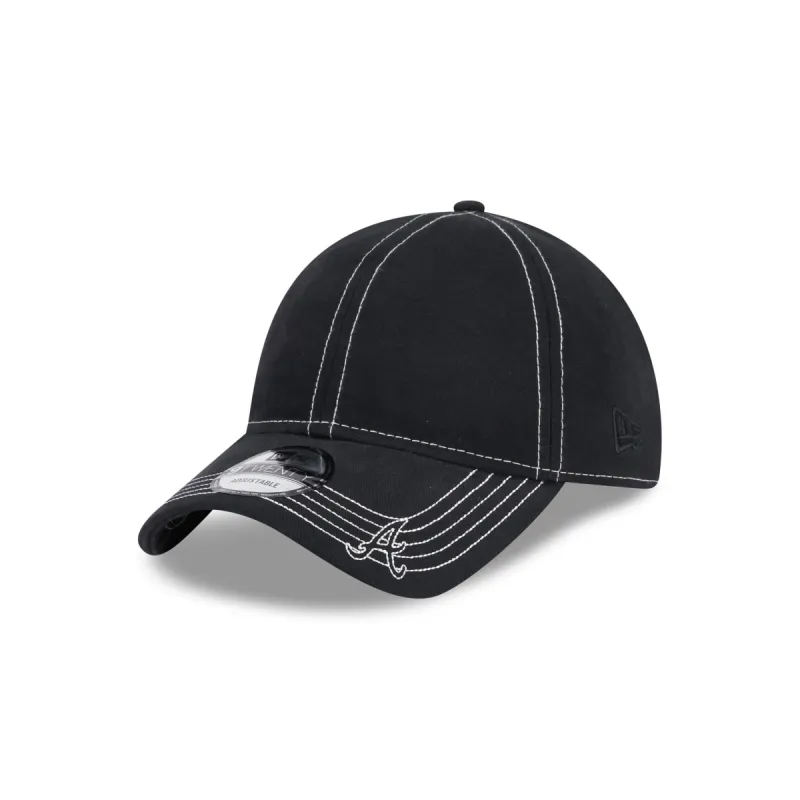 Atlanta Braves Contrast Stitch 9TWENTY Adjustable Hat sold by New Era