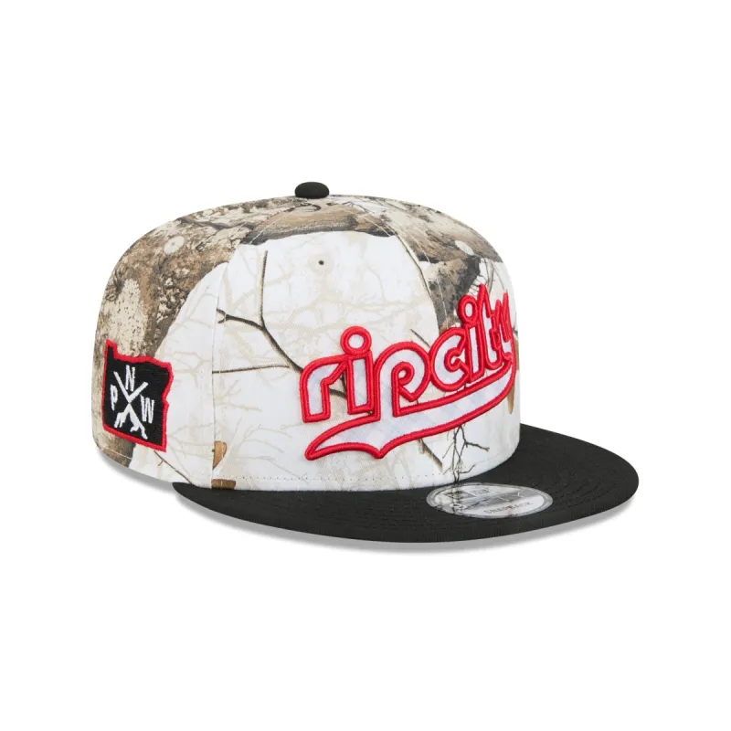 Portland Trail Blazers 2024 Country x City Realtree 9FIFTY Snapback Hat sold by New Era