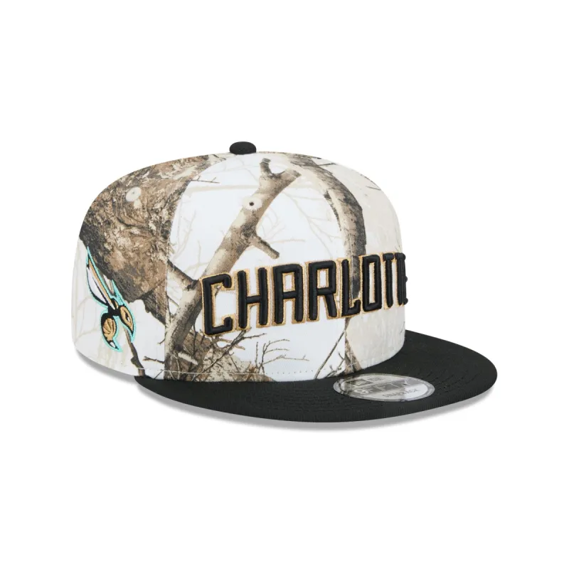 Charlotte Hornets 2024 Country x City Realtree 9FIFTY Snapback Hat made by New Era