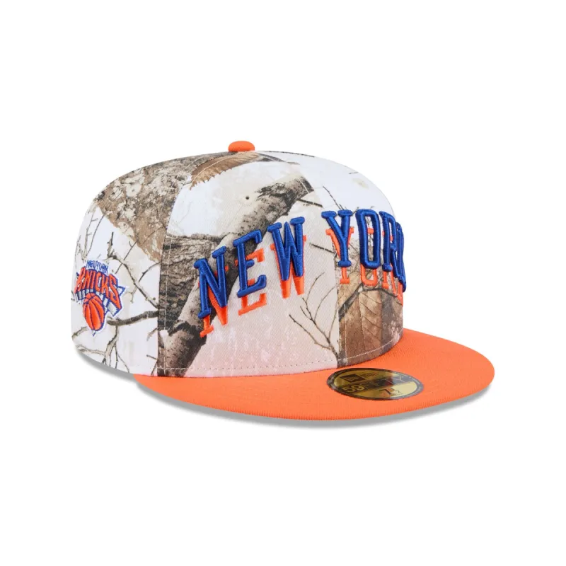 New York Knicks 2024 Country x City Realtree 59FIFTY Fitted Hat sold by New Era